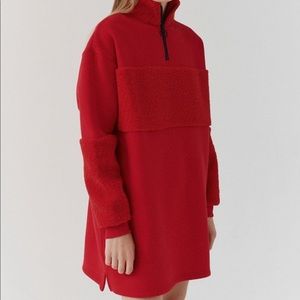 Lazy Oaf Fleece Panel Dress